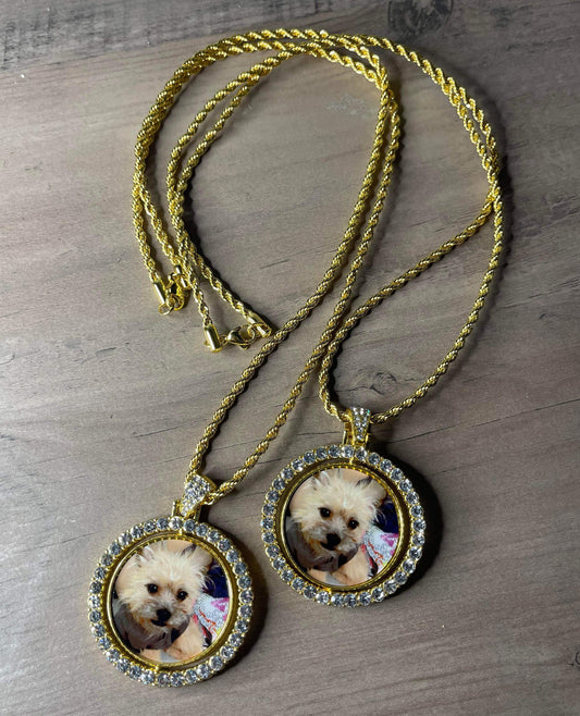 Personalized Circle Pendant Necklaces