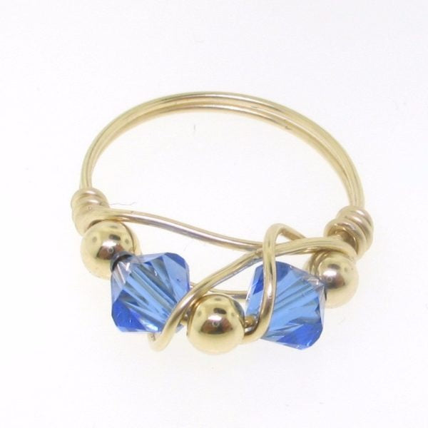 Forever Gold Swarovski Crystal Ring