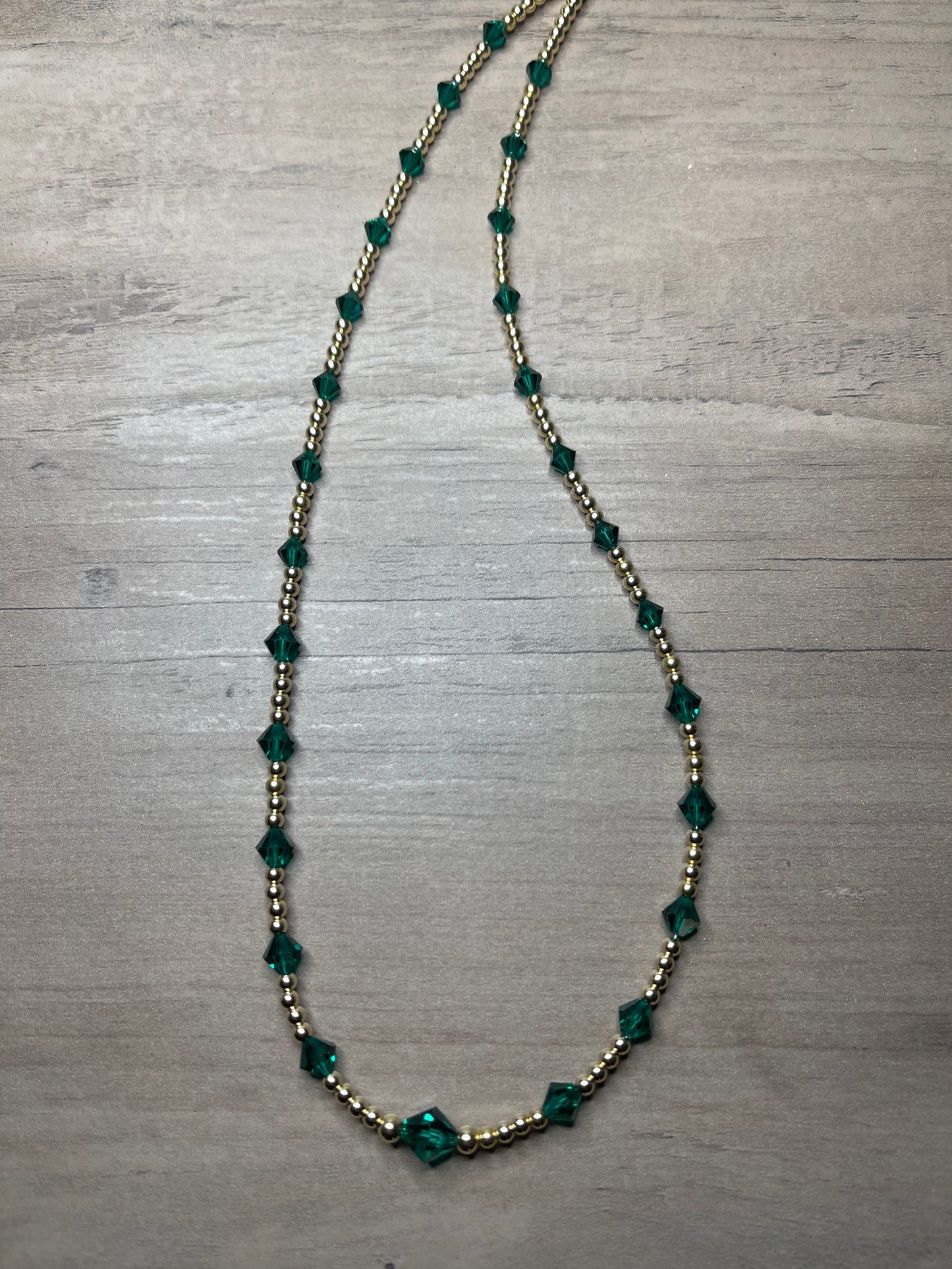 Forever Gold Swarovski Crystal Kids Necklace