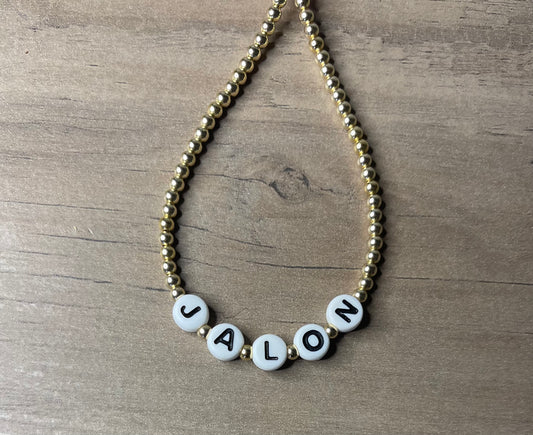 Forever Gold Kids Name Bracelet