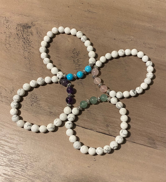 Howlite Featuring Healing Stones