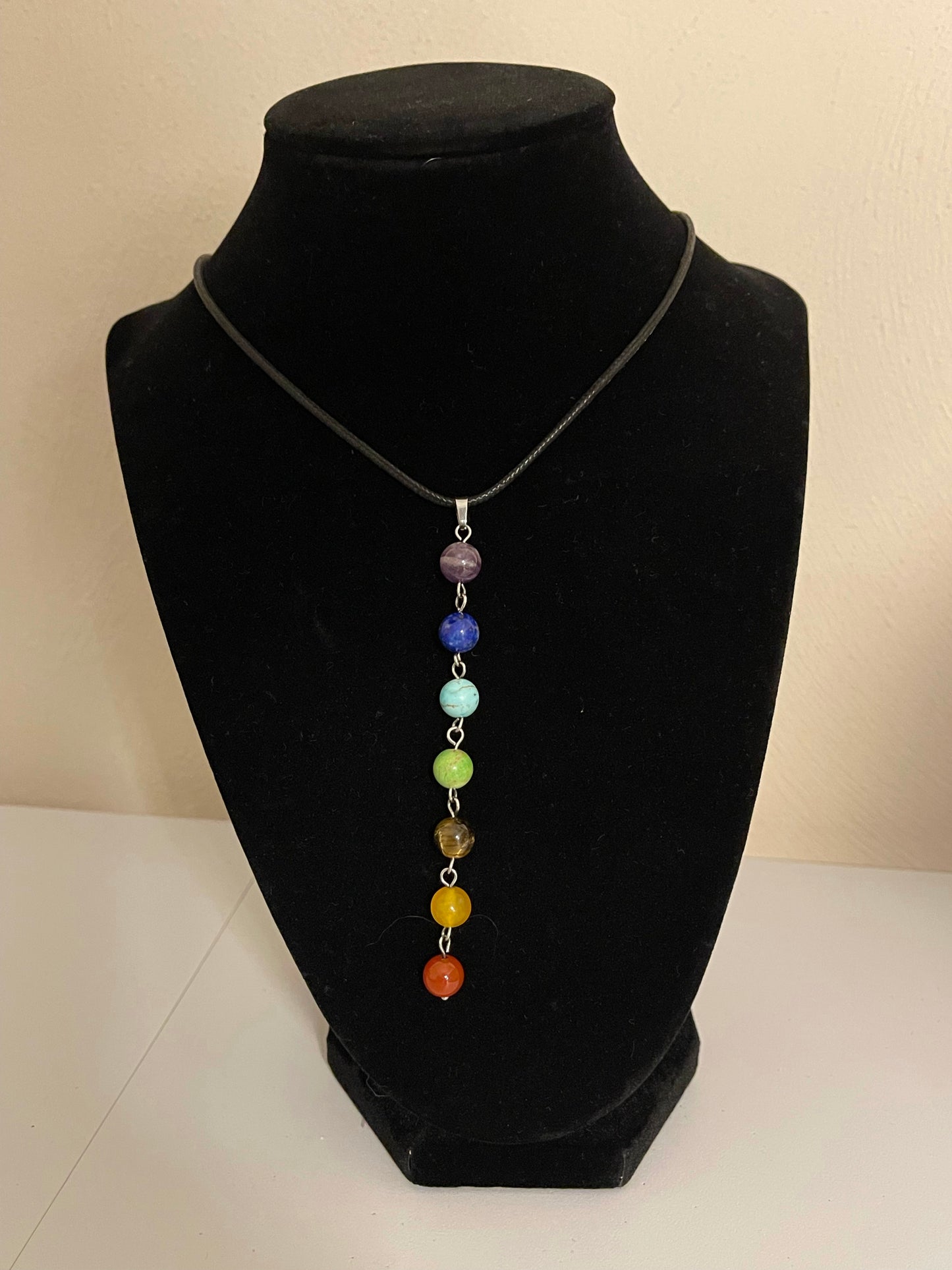 7 chakra pendant necklace