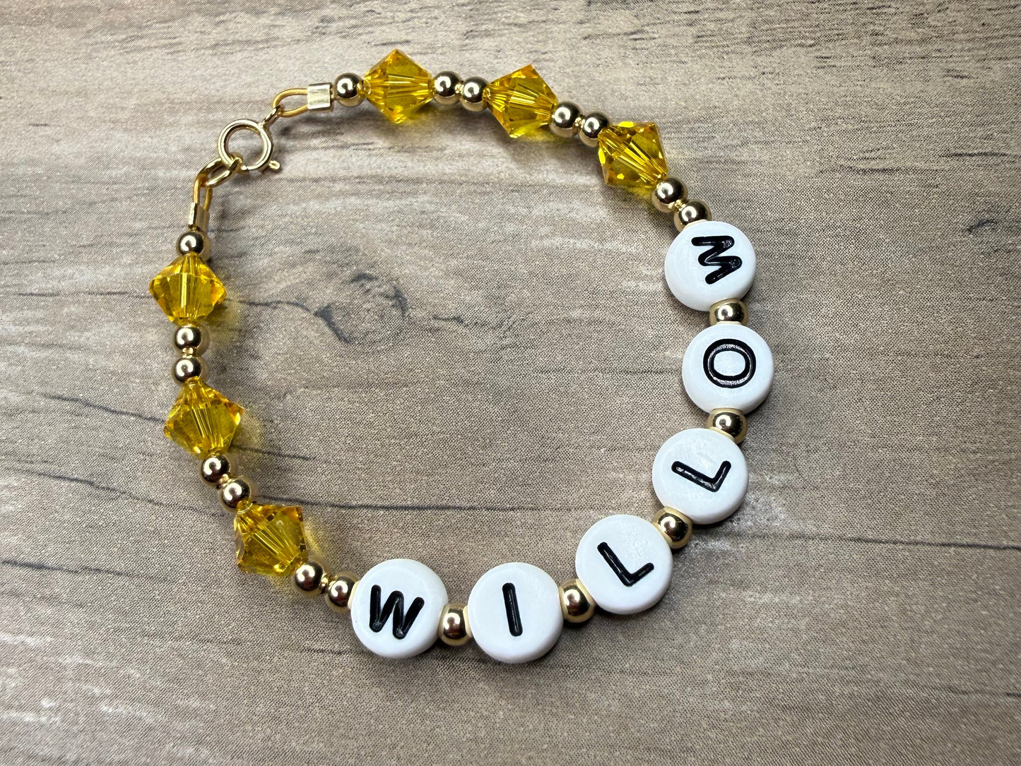 Forever Gold Kids Name Bracelet