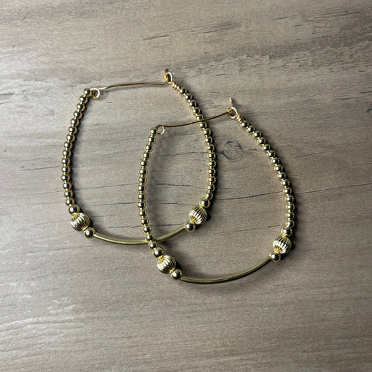 Forever Gold Designer Bar Earrings